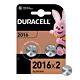 Duracell specialiserade litium CR2016N batterier, 2 st