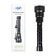 PNI Adventure F410 aluminium ficklampa, med 10W LED, 700 lumen, upp till 250 m, IP44, USB Typ C, 3000mAh batterier i