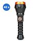Låda med 40 stycken PNI Adventure F550 Crystal LED-ficklampa