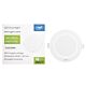 LED spotlight PNI D-Light CL2518 18W, infälld, rund, 220,7*28,9mm, 6400K, 230V strömförsörjning, 1980 lm, vit