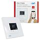 PNI CT26W WiFi smart termostat för elektrisk golvvärme eller pumpgrupp, golvsensor ingår, 10A, m