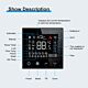 Inbyggd smart termostat PNI CT26B