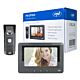 PNI DF930 videointercom med 1 bildskärm, 7 tums LCD-skärm, 800x480, elektromagnetisk yala-utgång, svart