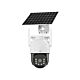 PNI IP464S Black Light 4MP och 4G videoövervakningskamera med solpanel och batteri