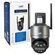 PNI House IP578 videoövervakningskamera med Wi-Fi, PTZ, dubbel lins 8MP + 8MP, 10X optisk zoom