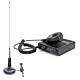 Bilradiostation med en enda kanal och CB-antenn