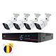 PNI House PTZ1500 5MP DVR Video Surveillance Kit - 4 kameror och Sticky Pad-flaggpaket