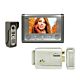 SilverCloud House 715 video intercom kit med 7-tums LCD-skärm och SilverCloud YL500 elektromagnetisk Yala