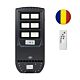 Paket PNI SL220 200W gatlykta med inbyggd solpanel + present-sticky pad-flagga