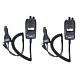 Paket 2bc Bärbar CB-radiostation TTi TCB-H100, 12V/24V nätaggregat, Roger Beep, brusreducering