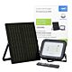 PNI GreenHouse WS50 50W LED-spotlight med solpanel, 6000mAh batteri, fjärrkontroll, timing och justerbar ljusstyrka,