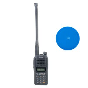 Bärbar VHF-radiostation ICom, PNI