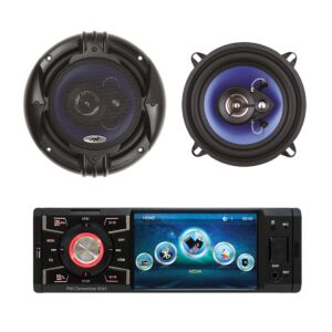 Paket MP5 bilspelare PNI Clementine 9545 + koaxiella bilhögtalare PNI HiFi500, 100W, 12,7 cm