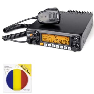 PNI Jopix AT-5555N II amatörradiostationspaket, AM, FM, SSB och självhäftande flagga ingår
