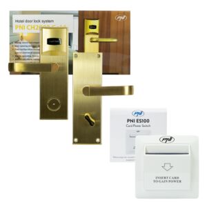 Yala hotellåtkomstkontrollpaket PNI CH2000L Gold och PNI ES100 kortswitch