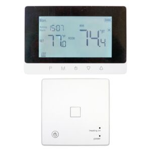 PNI CT50S PRO trådlös smart termostat, med WiFi, för värmesystem, minsta hysteres 0,1°C, styrning via Tuya