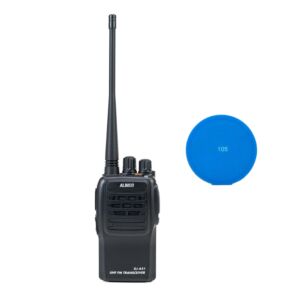PNI Alinco DJ-A-41-E Bärbar UHF-radiostationssats, 128CH, 400-470 MHz, 1500 mAh, Scrambler, TOT, VOX, CTCSS-DCS + present