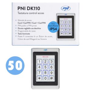 Låda med 50 st PNI DK110 åtkomstkontrolltangentbord