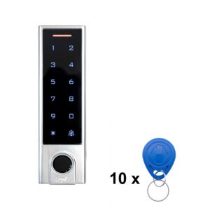 PNI DK350 åtkomstkontrolltangentbordspaket med Wi-Fi Tuya-applikation och 10bc-tagg TEM01 125 KHz 64 bitar
