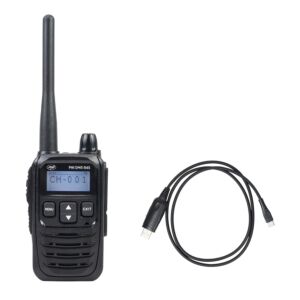 Paket Bärbar radiostation PNI DMR R45 digital och analog, 446 MHz + PC-programmeringskabel