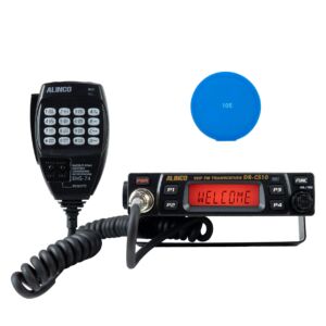VHF-radiostationssats PNI Alinco DR-CS-10, 136-174MHz, 200 kanaler, DMTF, 13,8V + Sticky Pad Blue present