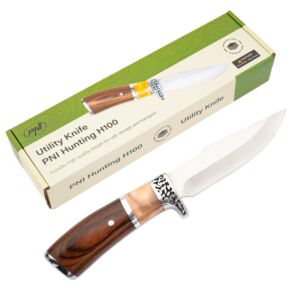 Jaktkniv PNI Jakt H100, längd 215 mm, lock ingår