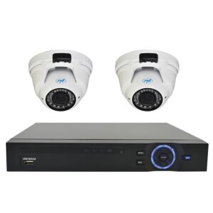 PNI House Video Surveillance Kit - NVR 16CH 1080P och 2 kameror IP2DOME 1080P varifocal