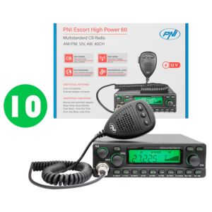 Bas med 10 st CB-radiostationer PNI Escort High