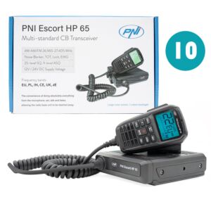 Låda med 10 st CB-radiostation PNI Escort HP 65