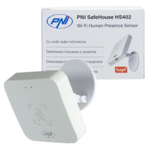 PNI SafeHouse HS402 Wi-Fi närvarosensor, med millimeter radarvågor, 10 m räckvidd, detekterar rörelse och närvaro