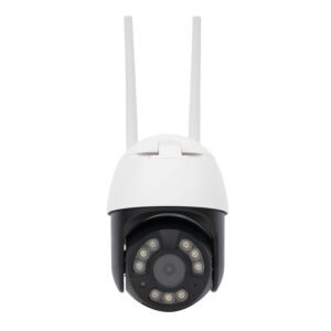 PNI IP845 trådlös videoövervakningskamera, Black Light, WiFi, PTZ, 4 MP micro SD-kortplats, fristående, ICSee-app