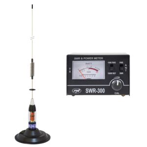 PNI ML70 CB Antennpaket, längd 70cm med medföljande magnet + PNI SWR-300 reflektometer