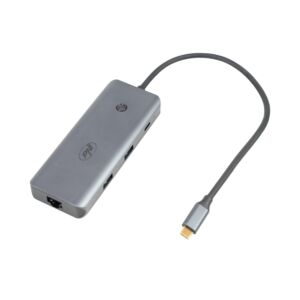 PNI MP15S USB-C till HDMI Multiport-adapter, 2 x USB 3.0, SD/TF, RJ45, USB-C PD