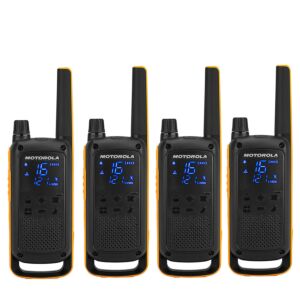 Bärbar PMR-radiostation Motorola TALKABOUT T82 Extreme Quad set med 4 st