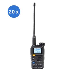 20-delars portabel VHF/UHF PNI P18UV-radiostationsbox