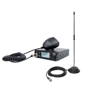 CB PNI Escort HP 9700 USB-radiostationspaket och CB PNI Extra 40-antenn med magnetisk bas