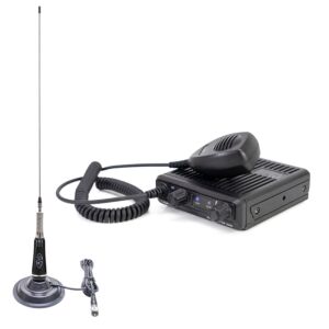 Bilradiostation med en enda kanal och CB-antenn