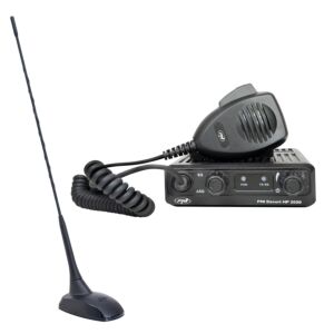 CB-radiostation och antenn ingår