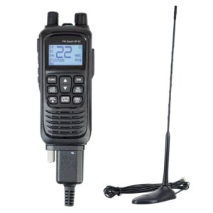 Bärbar CB-radiostation PNI Escort HP 92 multistandard 4W, 12-24V AM-FM med CB-antenn PNI Extra 45 med magnet