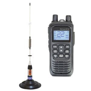 Bärbar CB-radiostation PNI Escort HP 92 multistandard 4W, 12-24V AM-FM med CB-antenn PNI ML70 med magnet