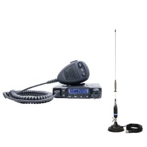 CB-radiostationspaket PNI Escort HP 6550 med PNI ECH01 installerad + CB-antenn PNI S75 med magnet
