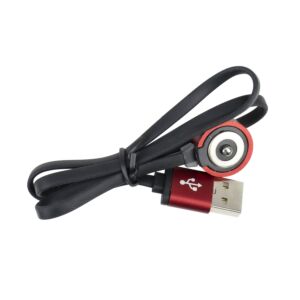 USB-kabel för laddning av PNI Adventure F75-ficklampor, med magnetisk kontakt, längd 50 cm