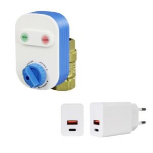 Paket Intelligent vattenventil PNI SV160 och PNI CHG300 strömförsörjning