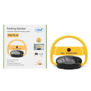 Automatiskt parkeringslås PNI PL20S med solcellsladdning, fjärrkontroll och batteri