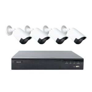 PNI House IPMAX POE22S videoövervakningskit, NVR och 4 kulkameror med 4MP