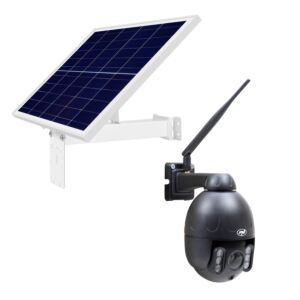 PNI IP655B trådlös videoövervakningskamera och PNI fotovoltaisk solpanel PSF6020A