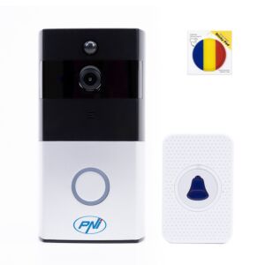 Smart videointercom-paket PNI SafeHome PT710B WiFi HD, P2P och Sticky Pad Flag