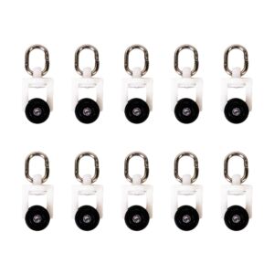 Set med 10 ringar PNI PT923I för gardinskena, draperi PNI PT923