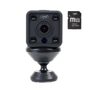 PNI SafeHome PT945M 1080P WiFi mini övervakningskamerapaket, Tuya Smart Control + Micro-minneskort