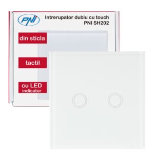 Dubbel omkopplare med PNI SH202 touch